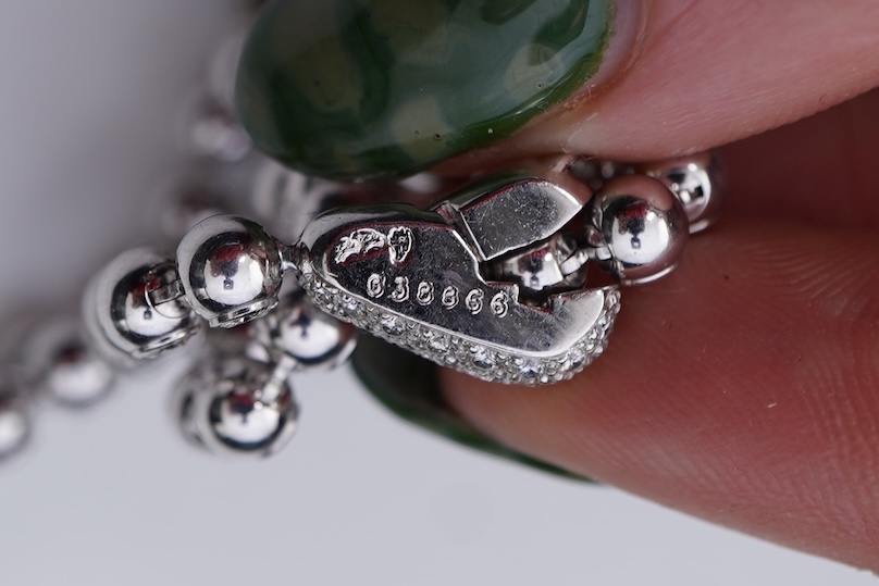 Cartier, a diamond necklace, 'Perles de Diamants', circa 2000